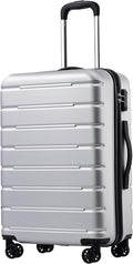 Coolife Luggage Suitcase Carry-on Spinner TSA Lock USB Port Expandable by COOLIFE