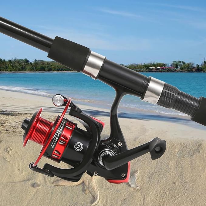Fishing Rod, 6.9ft 2Pcs Telescopic Fishing Rods Set, Carbon Fiber Fishing Pole - Image 7