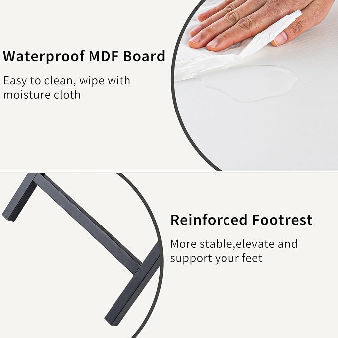 Foldable TV Trays, Small Folding Table, TV Trays Set of 2, TV Dinner Tray - Image 5