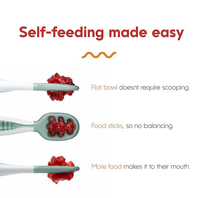 NumNum Baby Spoons Set, Baby Essentials Pre-Spoon GOOtensils - Image 3