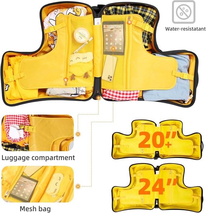 Ride on Kids Luggage with Wheels - Image 3