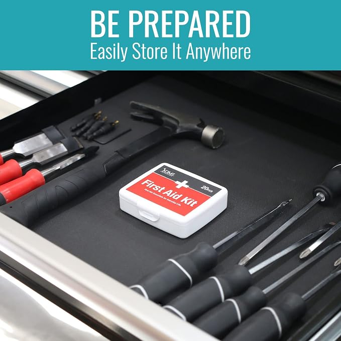 DMI First-Aid Kit, Mini 20-Piece Kit, Small and Compact All-Purpose Use - Image 7