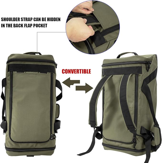 Large Duffle Bag, Gym Bags For Men Weekend Bag For Women Travel Backpack Carry - Image 2