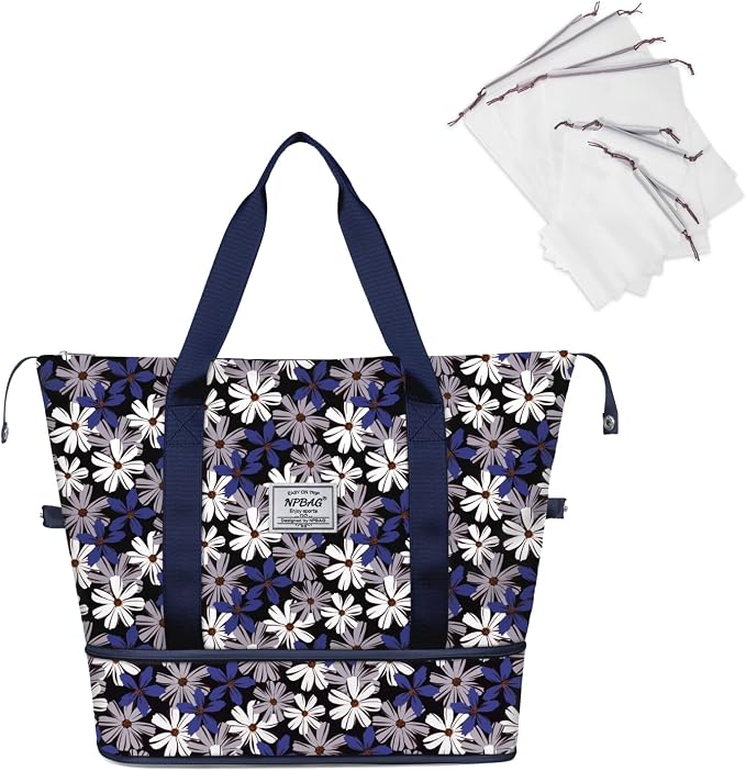 NPBAG Women Travel Duffel, Gym Workout Overnight Bag, Mommy Hospital Bag by NPBAG