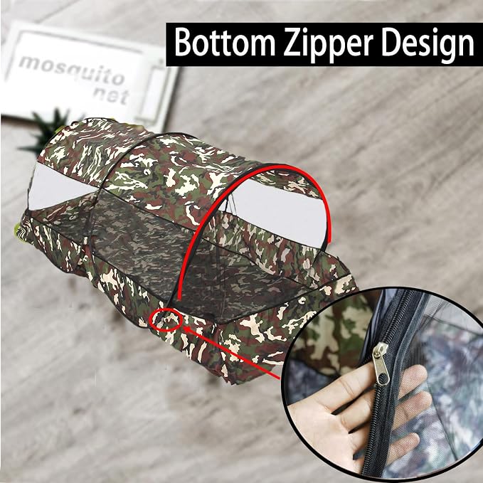 CMINGJ Portable Mosquito Net Foldable Pop-Up Travel Mosquito Net - Image 4