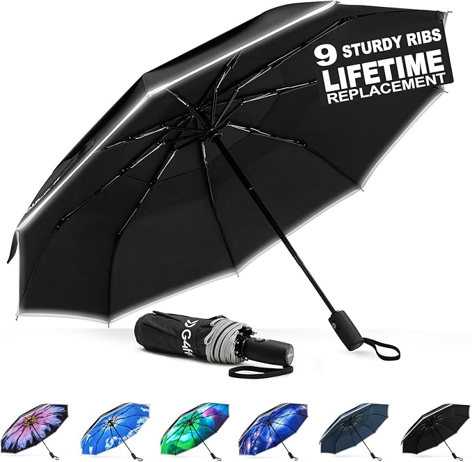 G4Free 42 Inch Eco Windproof Folding Umbrella by G4Free