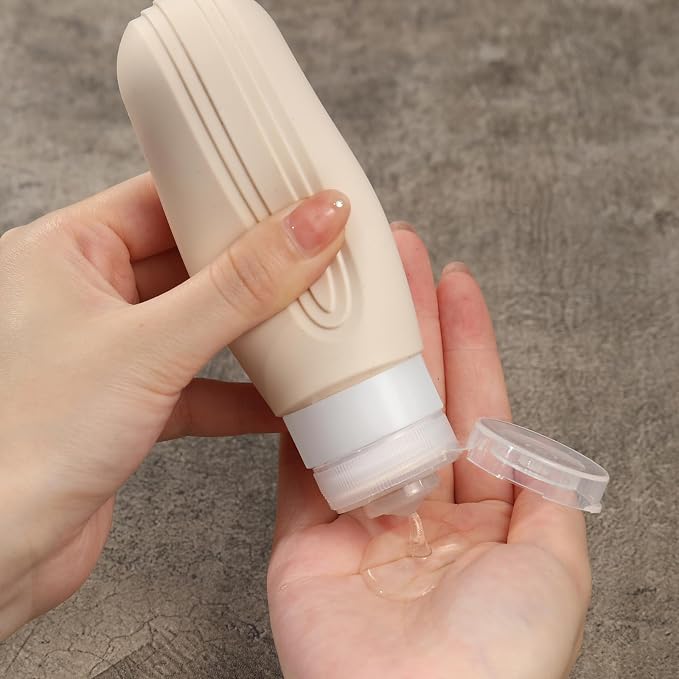 Travel Bottles for Toiletries, 5 Pack TSA Approved Travel Size Containers - Image 4