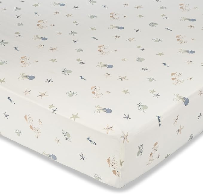 Crane Baby 100% Cotton Animal Nursery Sheet by CraneBaby