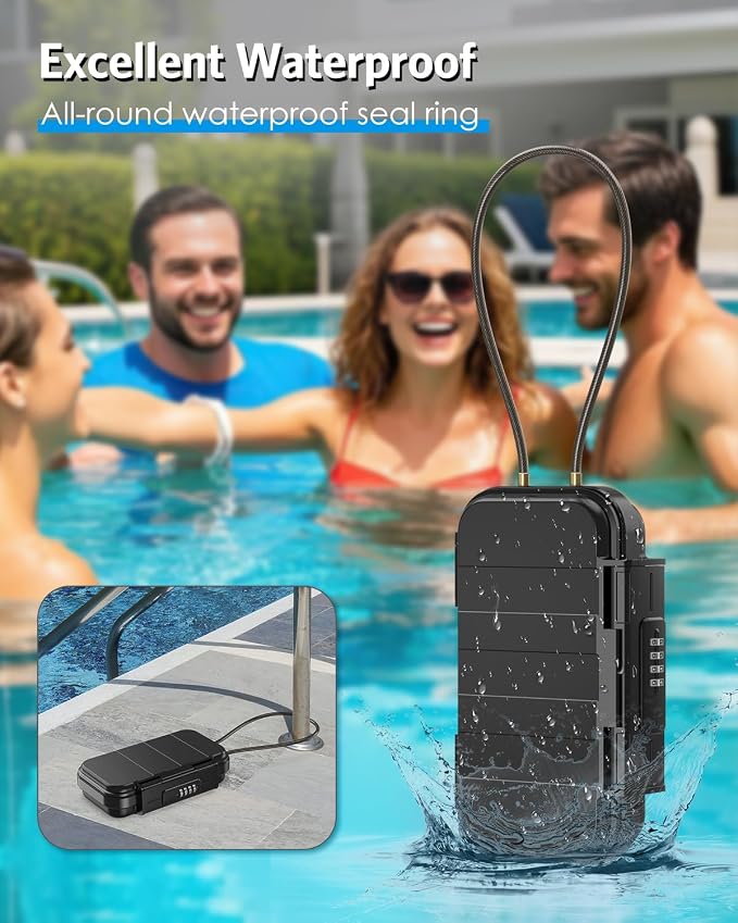 AMIR Portable Safe Box, Combination Security Case LockBox - Image 2