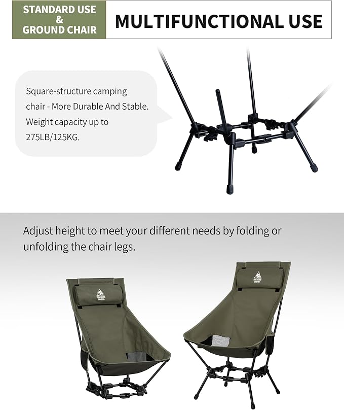 OneTigris Dragonhide Oversized Camping Chair - Image 6