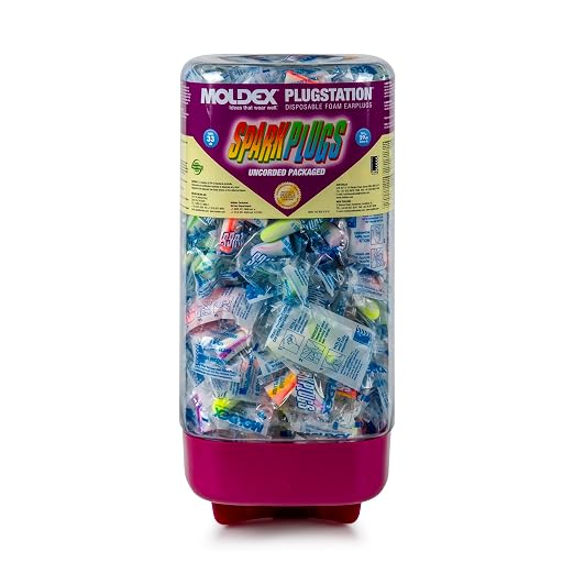 Moldex SparkPlugs PlugStation Uncorded Disposable Foam Earplug Dispenser 6605 by Moldex