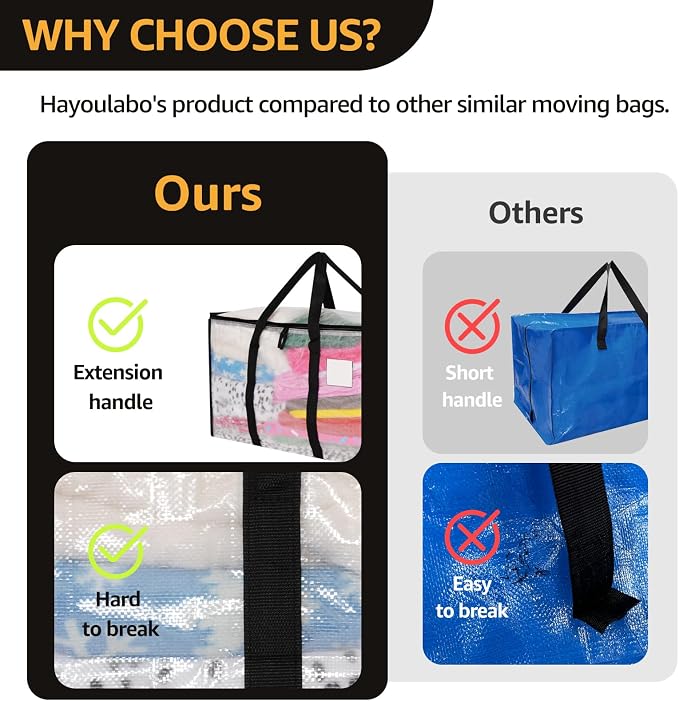 Moving Bags Heavy Duty Extra Large, Alternative - Image 4