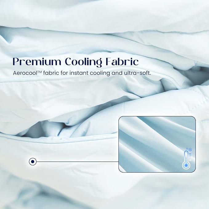 Dream Valley® Outlast® Deepsleep Cooling Comforter, Throw Size, NASA-Grade - Image 5