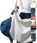 Travel Carry Strap with Ring Hooks, Add-a-Bag Luggage Strap, Adjustable Bag by EKAX