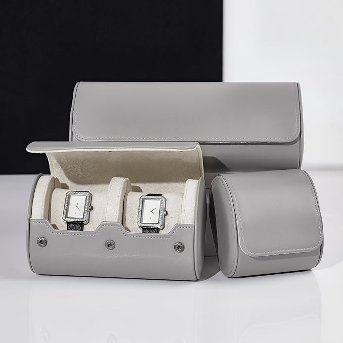 Oirlv Luxury Leather Watch Storage Case Watch Box - Image 3
