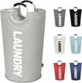 DOKEHOM 90L Large Laundry Basket, Collapsible Laundry Bag, Freestanding Tall by DOKEHOM