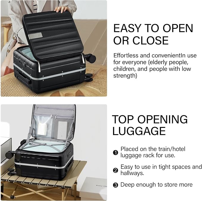 Hanke 16 inch Underseat Carry On Suitcases - Image 4