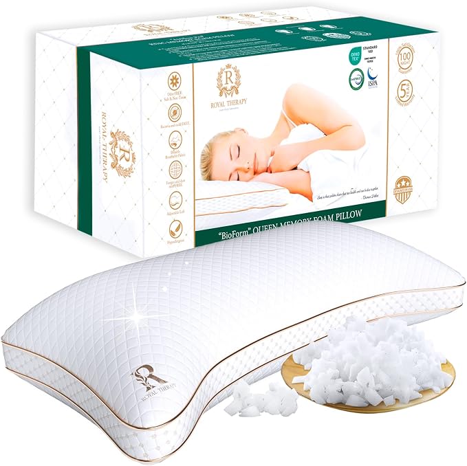 Royal Therapy Queen Memory Foam Pillows by ROYALTHERAPY