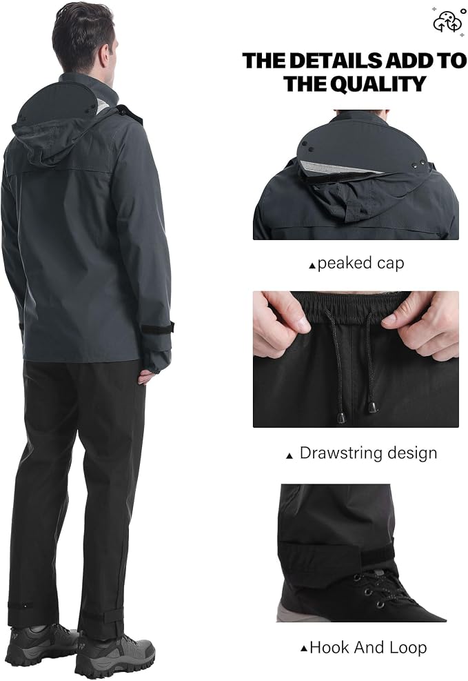 iCreek Rain Suit Waterproof Jacket - Image 5