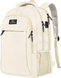 MATEIN Beige Laptop Backpack 15.6 Inch, Lightweight Sturdy Bag by MATEIN