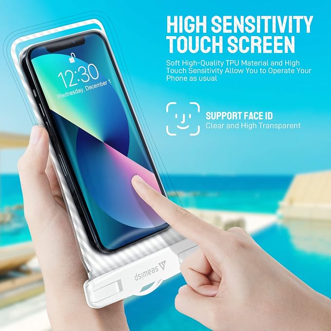 Waterproof Phone Pouch Universal IPX8 Cellphone Case Dry Bag - Image 4