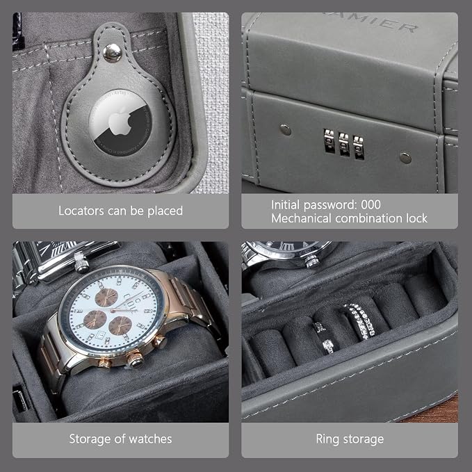 KAMIER Watch Case with Combination Lock - Image 2