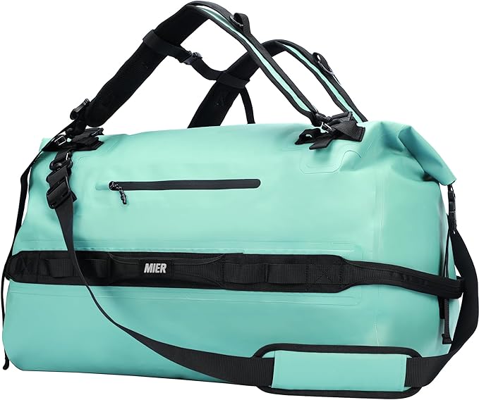 MIER Large Waterproof Duffel Bag Rolltop Dry Backpack Duffle Bags by MIER