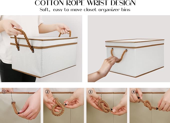 LoforHoney Home Fabric Storage Bins - Image 4