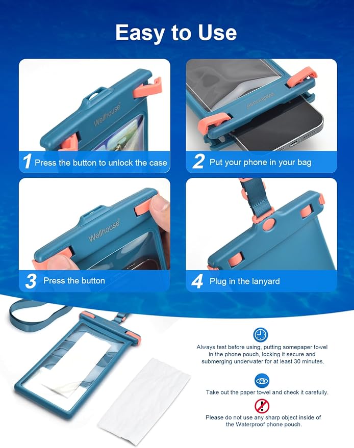 wellhouse Waterproof Phone Pouch, Waterproof Phone Case - Image 6