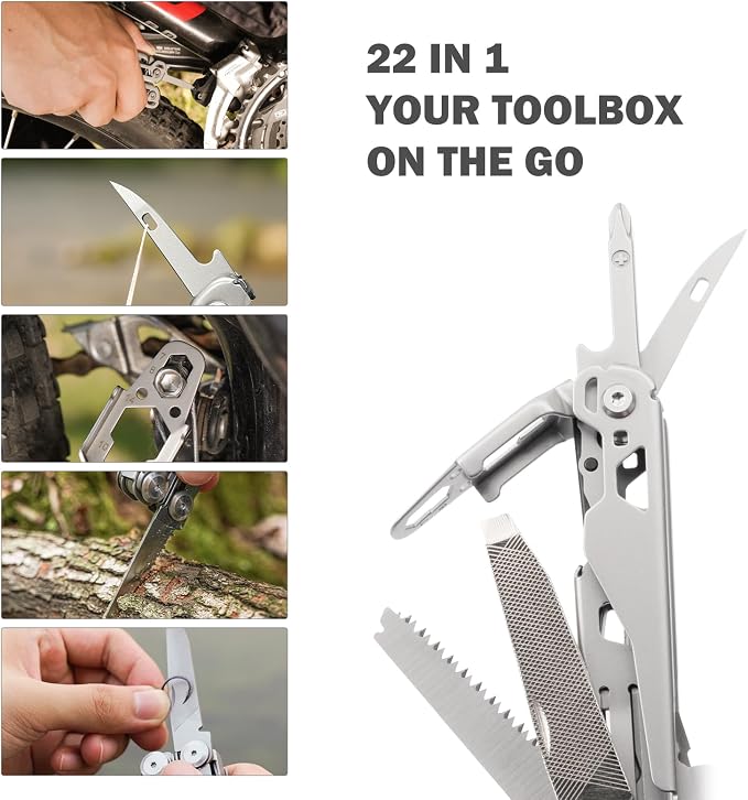 Multitool Stainless Steel Multi-Tool Pliers 22-in-1 - Image 6