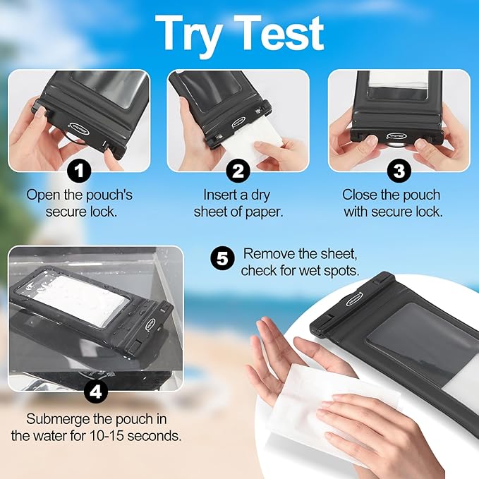 AiRunTech Waterproof Phone Pouch, Floating Waterproof Phone Case - Image 9