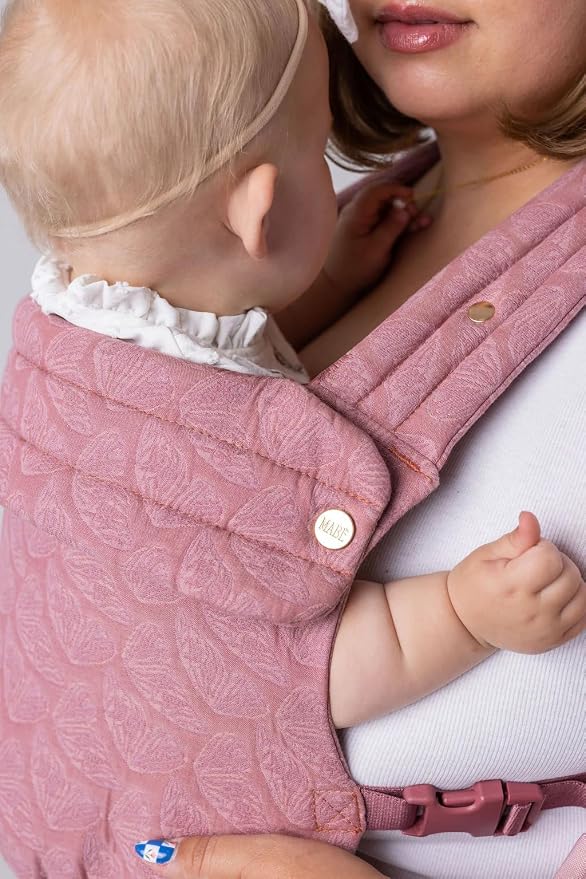 Mabē Monarch Ergonomic Baby Carrier – Premium Cotton Soft Structured Newborn to - Image 6