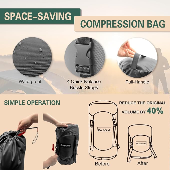Outdoor Storage Stuff Sacks, Camping Gear Organizer - Image 7