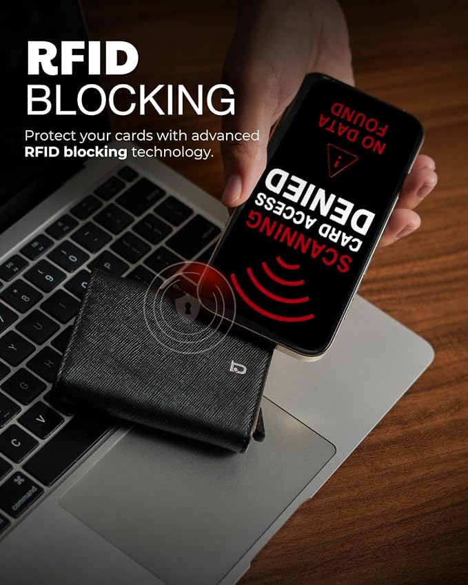 Jenoss Smart Wallet For Men: Full Grain Leather, Handcrafted, Slim RFID - Image 5