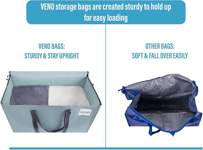 VENO 2 Pack Moving Bags, Heavy Duty, Moving Boxes Alternative, Packing Storage - Image 4