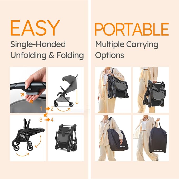 MAMAZING Ultra Air X Travel Stroller - Image 6