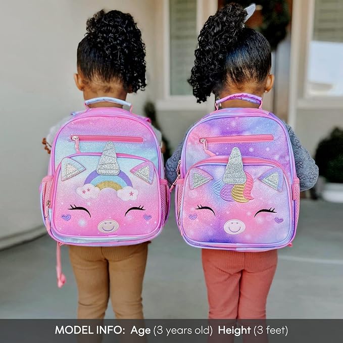 mibasies Toddler Backpack for Girls 2-4: Cute Kids Backpacks for Girls - Image 2