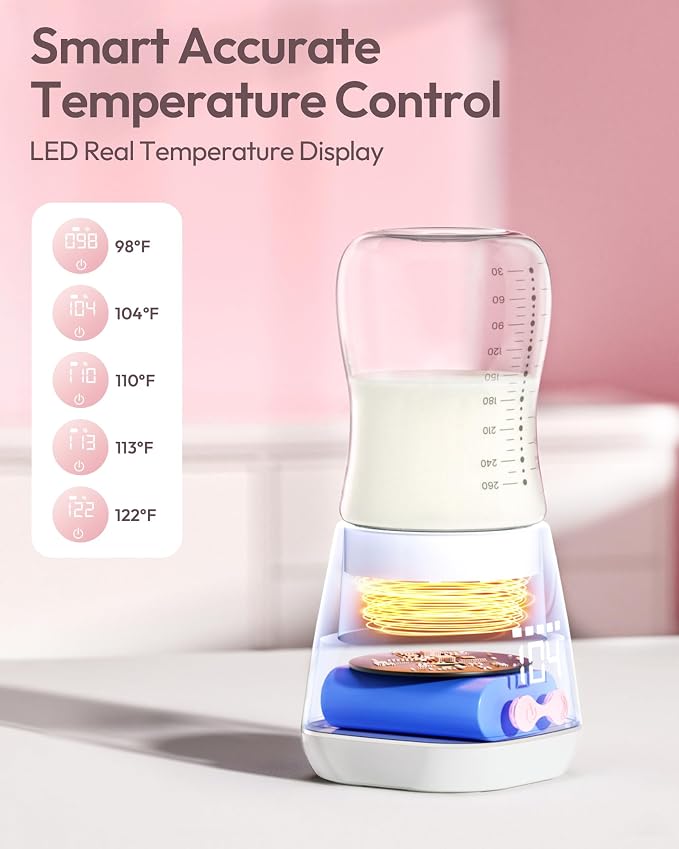 Portable Bottle Warmer, w-maxa Fast Baby Bottle Warmer - Image 3