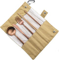 Gugrida Luxury Rose Gold Matte Portable 18/10 Stainless Steel Travel Flatware by Unknown