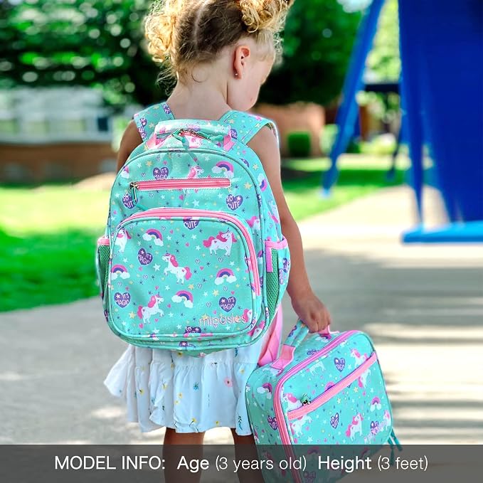 mibasies Toddler Backpack for Girls 2-4: Cute Kids Backpacks for Girls - Image 2