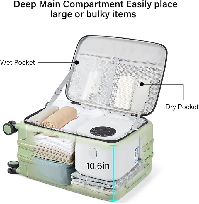 Hanke Hardside Expandable Carry On Luggage, 20 Inch Top Opening Trunk Luggages - Image 5
