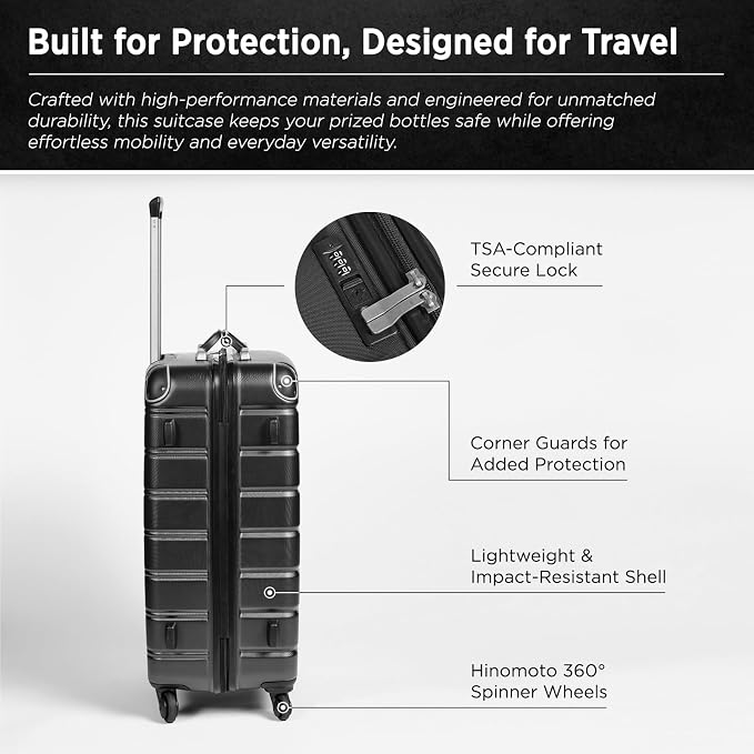 FlyWithWine® by VinGardeValise 12-Bottle Hard Shell Wine Suitcase - Image 3