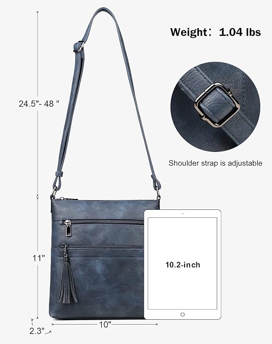 MASINTOR Crossbody Purses for Women, Adjustable Strap Shoulder Bag - Image 4