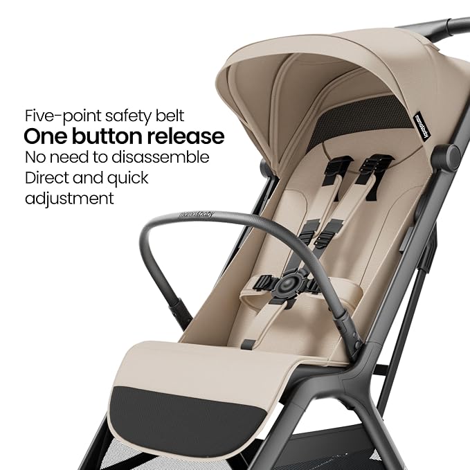 MAMA & BABY Packa Compact Travel Stroller – Lightweight, One-Hand Auto Folding - Image 6