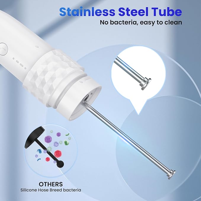 Portable Water flosser with Electric Toothbrush, 2 in 1 Teeth Cleaning Kit - Image 5