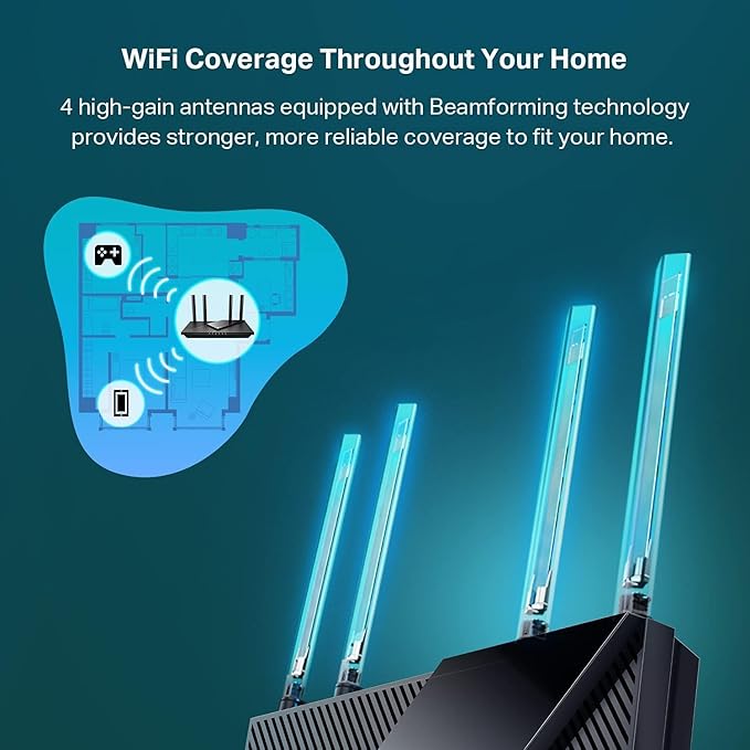 TP-Link Dual-Band AX3000 Wi-Fi 6 Router Archer AX55 | Wireless Gigabit Internet - Image 6