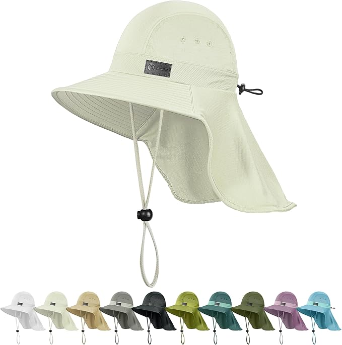 Sukeen Cooling Sun Hat for Men Women UPF50+ Wide Brim Fishing Hat by Sukeen