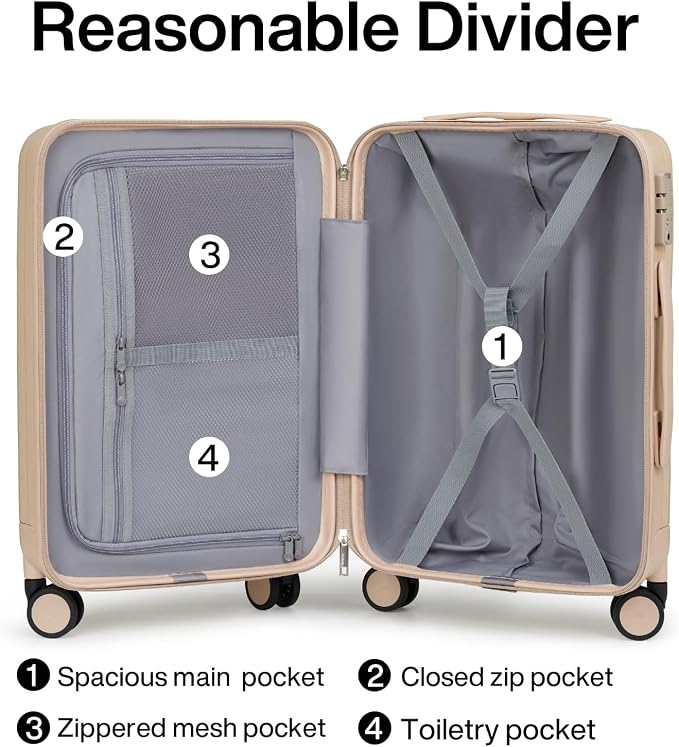 Hanke 29 Inch Luggage Suitcases - Image 5