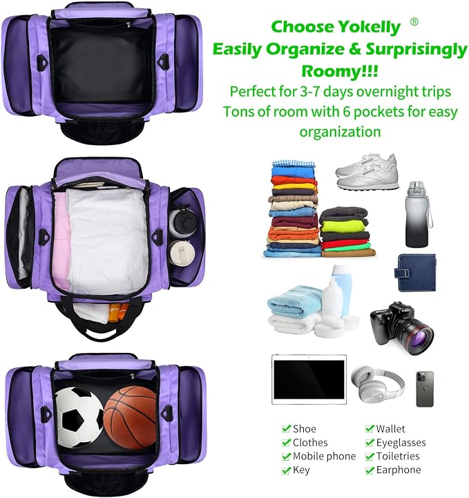 Sports Duffel Bag 20 inch for Travel Gym - Image 3