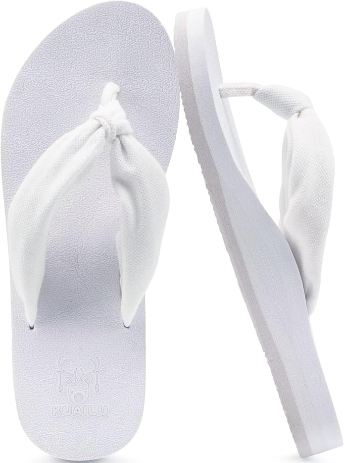 KuaiLu Flip Flops for Women by KuaiLu